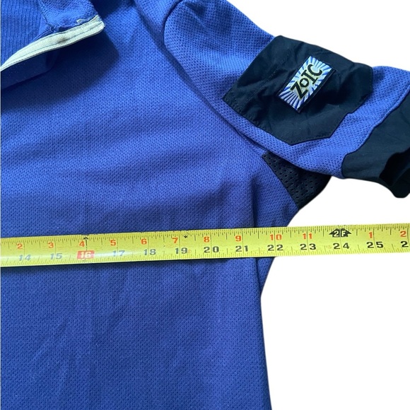 Vintage Zoic USA made Cycling Shirt Purple Back Pocket - Picture 5 of 6